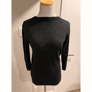 Talbots beaded sweater